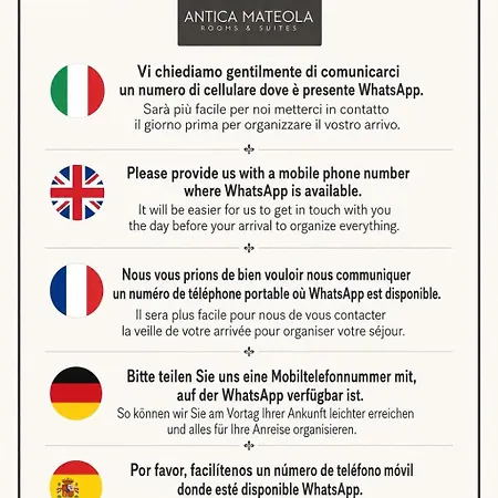 Antica Mateola Vendégház Matera
