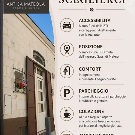 Vendégház Antica Mateola Matera